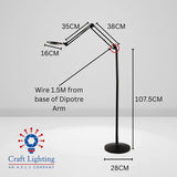 Craft Lighting Telescope Floor Standing Dioptre AM021 | LED Magnifying Lamp for Precision Modelling