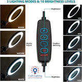 Craft Lighting Telescope Floor Standing Dioptre AM021 | LED Magnifying Lamp for Precision Modelling