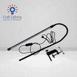 Craft Lighting Jupiter Architect Gooseneck Light (G-Clamp Style) AM032 | Sleek LED Desk Lamp for Precision Modelling