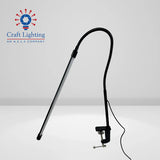 Craft Lighting Jupiter Architect Gooseneck Light (G-Clamp Style) AM032 | Sleek LED Desk Lamp for Precision Modelling