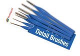 Model Railway Paint Brushes – Humbrol Detail Brush Pack AG4304 (4 Detailer Brushes)