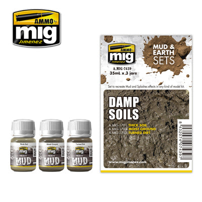 AMMO Damp Soils Mud & Earth Set MIG7439