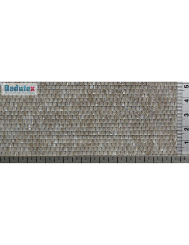 Redutex 076PC122 Square Slate Polychrome | Self-Adhesive 3D Texture Sheet for HO/OO Scale