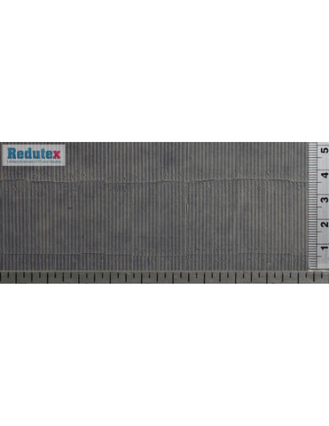 Redutex 076TI111 Corrugated Tin Roof | Self-Adhesive 3D Texture Sheet for HO/OO Scale