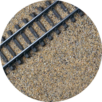True To Scale OO Gauge Model Railway Track Ballast - Brown Grey