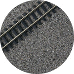 True To Scale TT:120 Scale Model Railway Track Ballast - Dark Grey