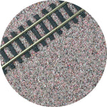 True To Scale TT:120 Scale Model Railway Track Ballast - Pink Grey
