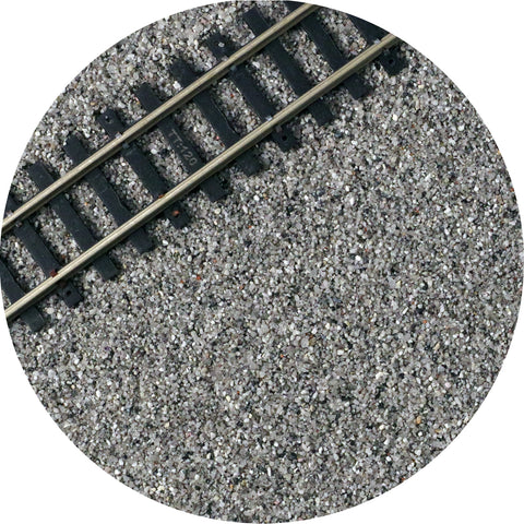 True To Scale TT:120 Scale Model Railway Track Ballast - Standard Grey