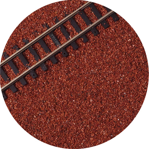 True To Scale TT:120 Scale Model Railway Track Ballast - Lanarkshire Red Granite