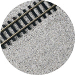 True To Scale TT:120 Scale Model Railway Track Ballast - Light Grey