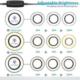 Craft Lighting AMS016 Clip-On Mini Ring Light and Phone Holder | Adjustable Lighting for Scale and Railway Modellers