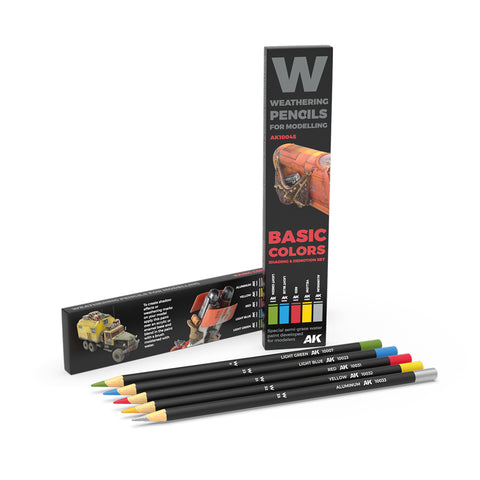 AK10045 AK Interactive WATERCOLOR PENCIL SET BASICS
