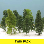 Twin Pack Jordan Natural Tree Box (2x 12 trees)