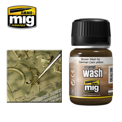 MIG Ammo Enamel Washes | Weathering washes for Railway Models 35ml