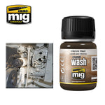 MIG Ammo Enamel Washes | Weathering washes for Railway Models 35ml