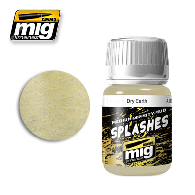 MIG Ammo Splashes | Authentic Mud Splatter Effects for Railway Models 35ml