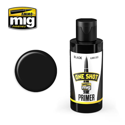 MIG One Shot Primer - White Black