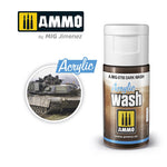 MIG Ammo Acrylic Wash 15ml | Weathering Wash for models
