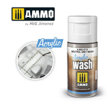 MIG Ammo Acrylic Wash 15ml | Weathering Wash for models