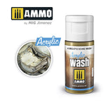 MIG Ammo Acrylic Wash 15ml | Weathering Wash for models