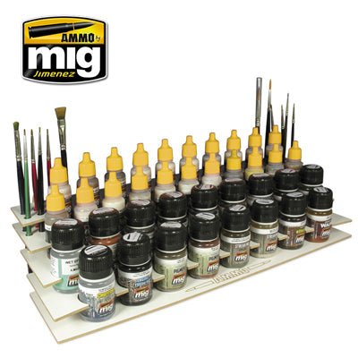 Mig WORKBENCH ORGANISER (MIG8001) | Compact Paint & Brush Storage Solution