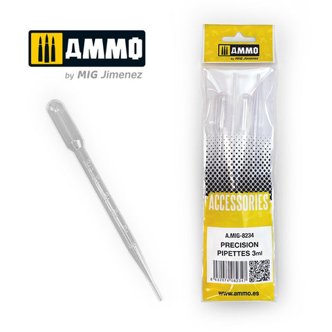 Modelling Pipettes – AMMO by MIG 3 mL Reusable Pipettes (4‑Pack)
