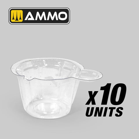 Model Paint Mixing Cups – AMMO by MIG Disposable 40 ml Cups (10 pcs)