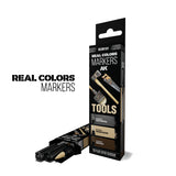 AK Interactive Real Colors Markers Tools Set RCM101 – Acrylic Paint Markers for Modelling