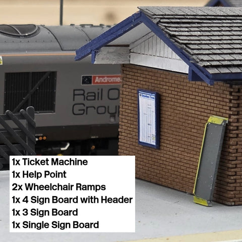 Platform Equipment Starter Kit | OO Gauge Platform Detailing Kit