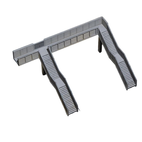 New Junction OO Gauge Modern Footbridge Laser Cut Kit | Platform Bridge for Model Railways