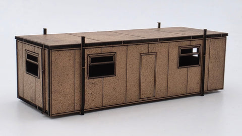 New Junction Site Office Cabin - Laser Cut Building Kit OO Gauge