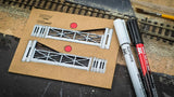 New Junction OO Gauge Level Crossing Gates (NJLC1) | Laser Cut Kit