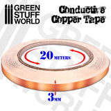 Green Stuff World Conductive Copper Tape 3mm x 20m