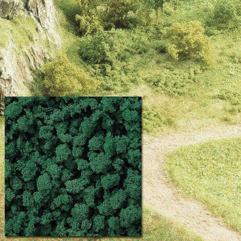 Busch 7363 Dark Green Micro Flock | Versatile Ground Cover for Model Scenery