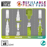 Green Stuff World Refillable Paint Pen Sets