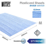 Green Stuff World River Water Sheet - Plasticard