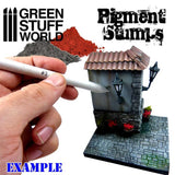Green Stuff World Pigment Blending Stumps Set Pack of 8