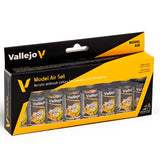Vallejo Model Air Metallic Colours Set 8 x 18ml 71.176