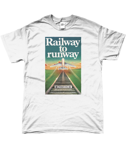 Railway to Runway Classic Rail Poster T-Shirt
