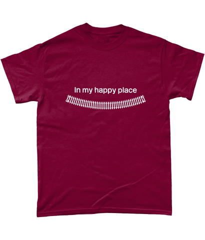 In my happy place RAILstuff Cotton T-Shirt