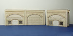 LCUT Brick Arch Unit with warehouse windows and door - OO Gauge Laser Cut Wood Kit