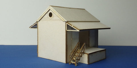 LCUT Small Goods Shed - OO Gauge Laser Cut Wood Kit