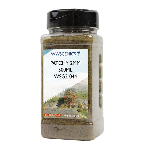 WWScenics Patchy Static Grass 500ml Canister