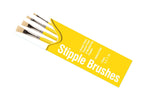 Humbrol Stipple Brush Pack (4 brushes)