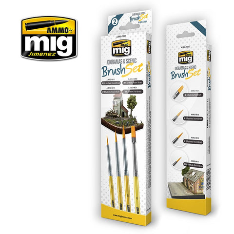 MIG7601 Ammo Dioramas & Scenic Brush Set