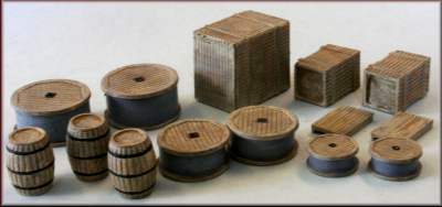 Knightwing PM101 Crates Barrels Sacks Kit (67 Items)
